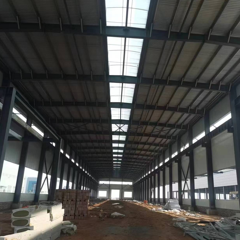 钢结构厂房施工过程！